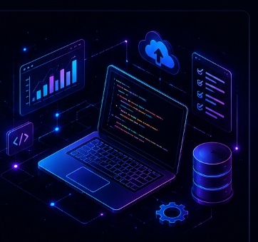 PIP – Project Implementation Program laptop illustration